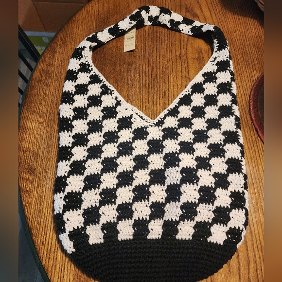 No Boundaries Crocheted Hobo Bag - Picture 2 of 10